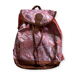 Abstract Pink Mini Backpack